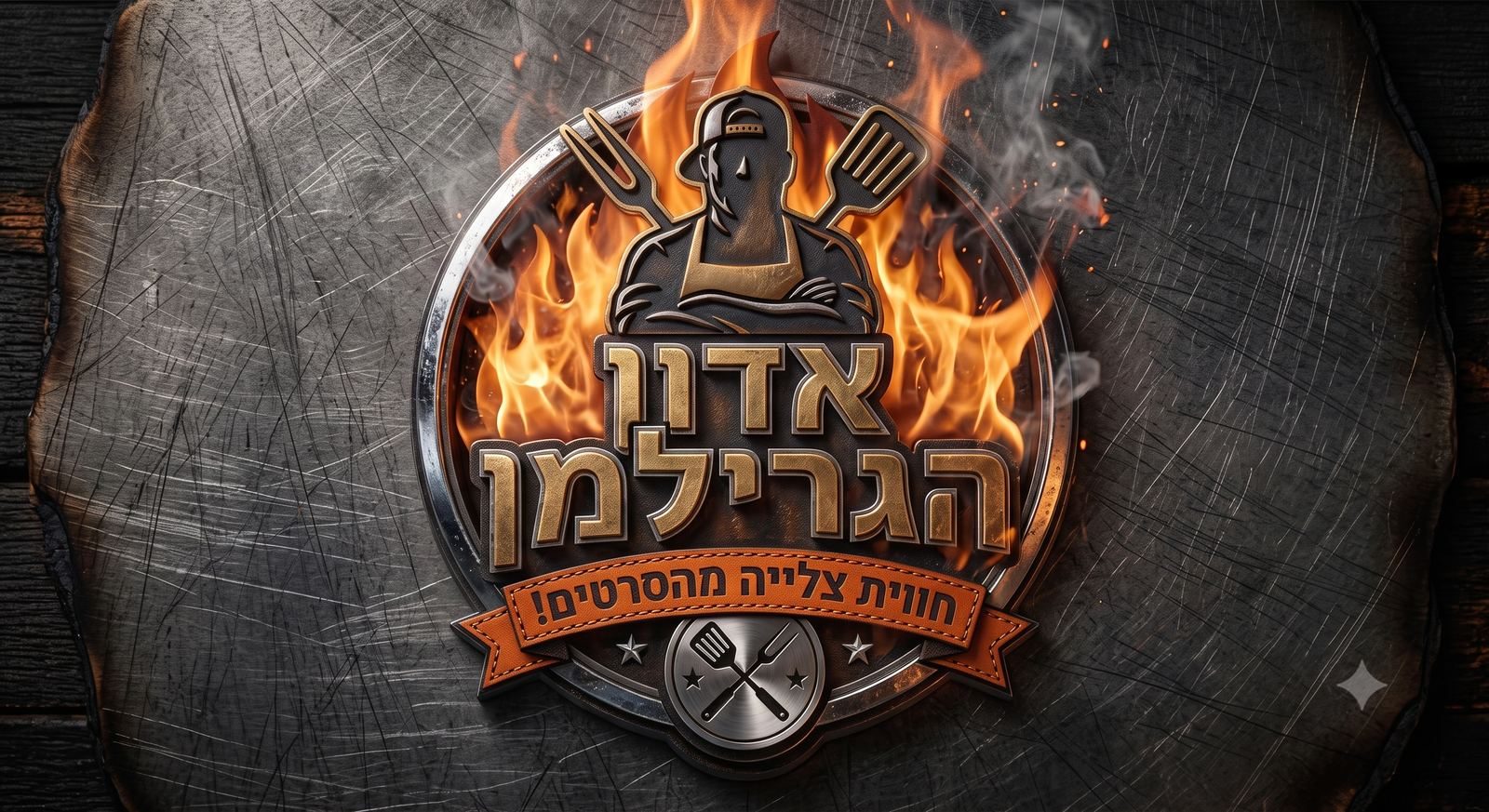 נתחי בשר מובחרים על הגריל באירוע של אדון הגרילמן